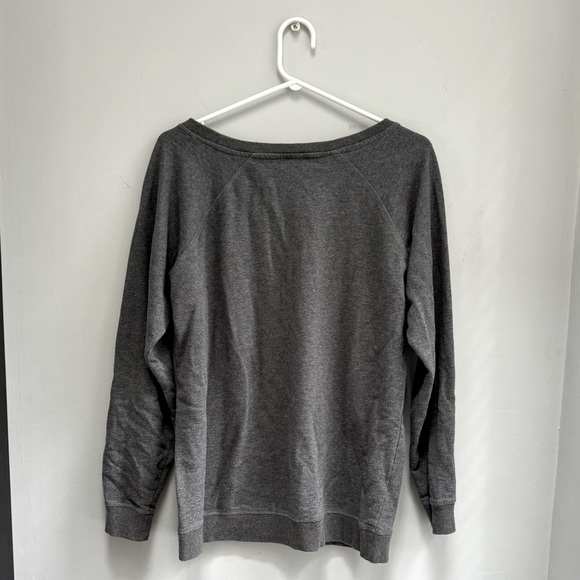 Deliciously Ella Scoop Neck Sweatshirt Grey L - Picture 2 of 5